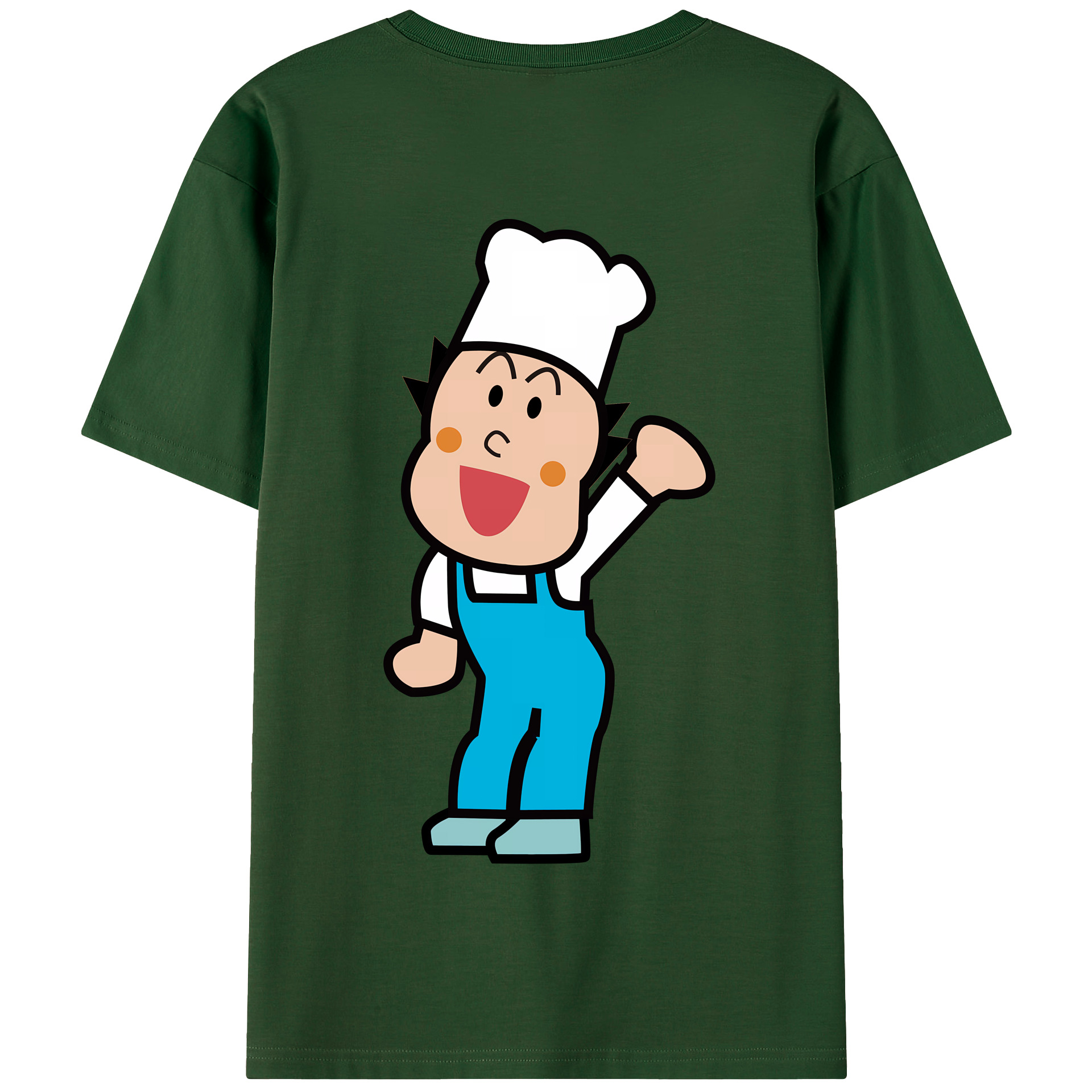 （画像用） アンパンマン Anpanman 綿100％半袖Tシャツ（背面プリント）
